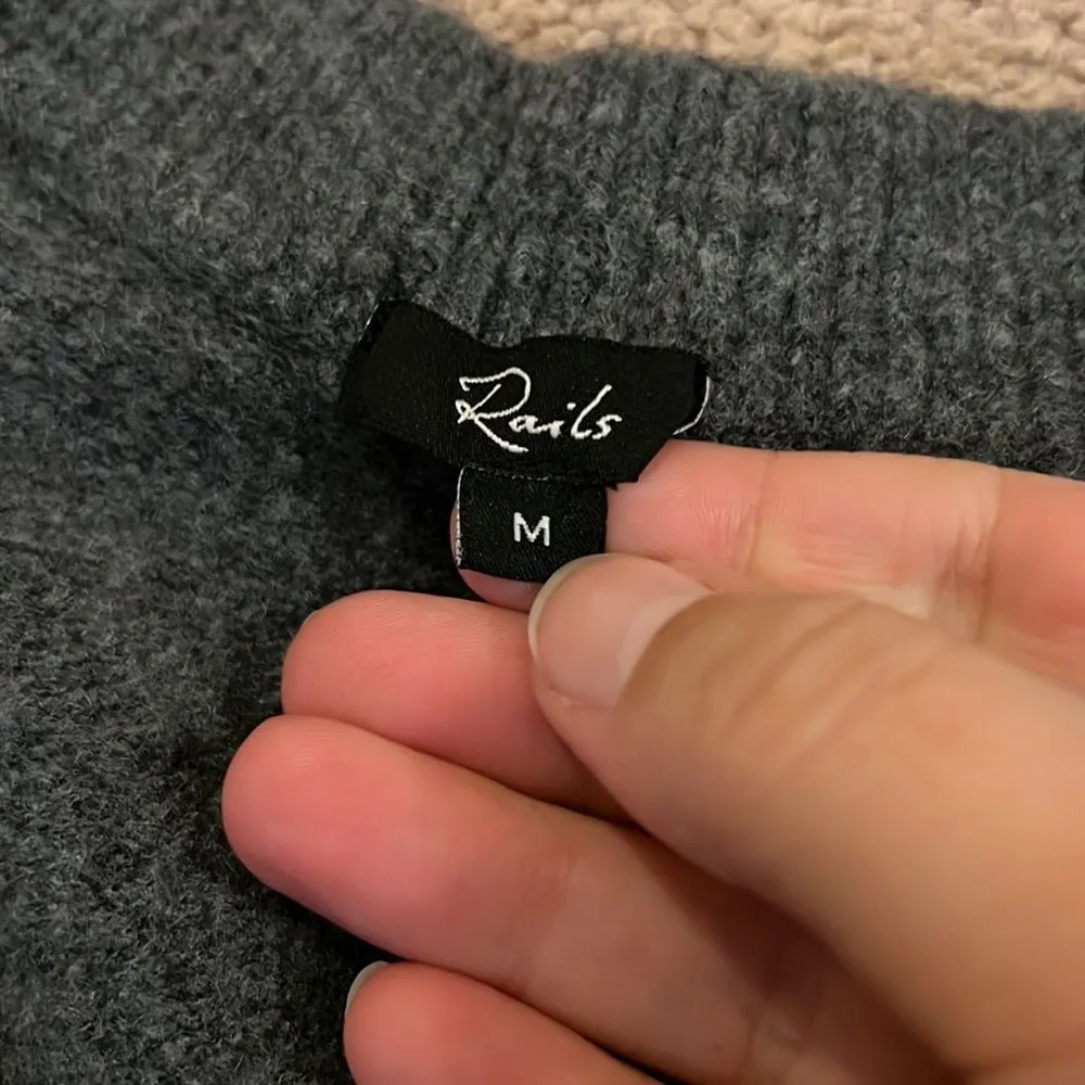 Rails medium grey sweater - Image 7