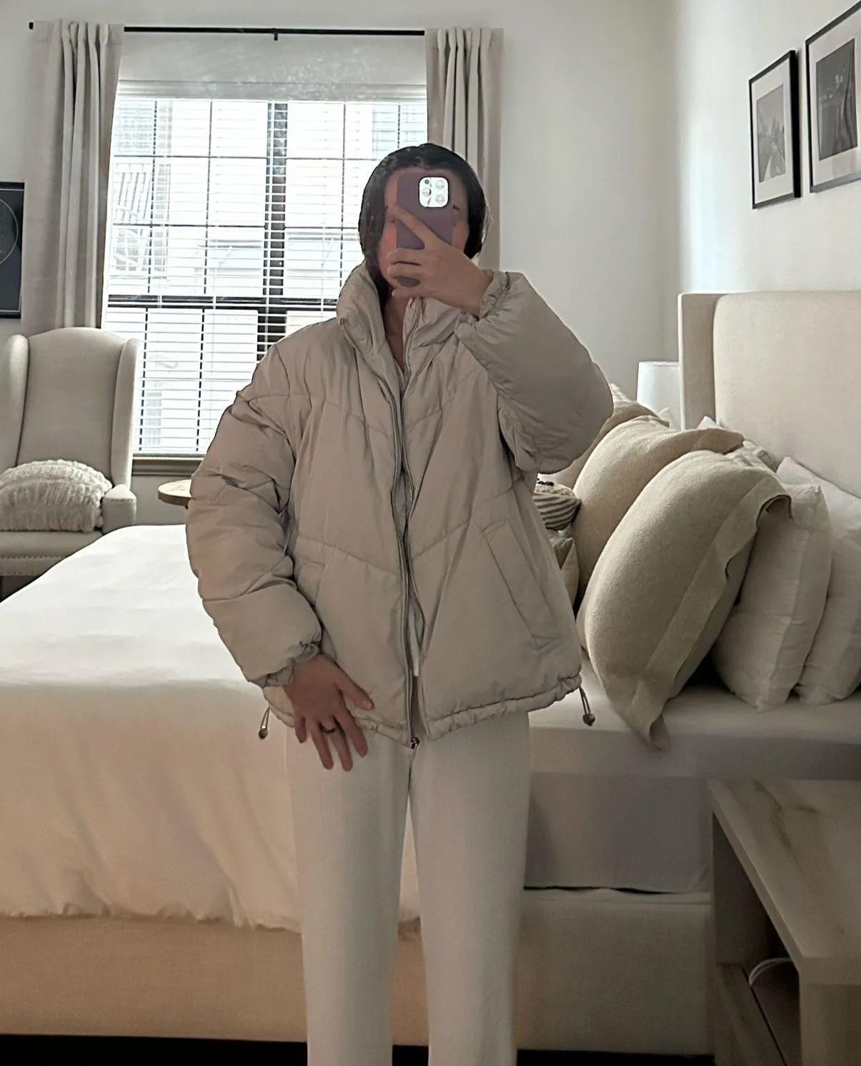 H&M Puffer Jacket Black - Image 2