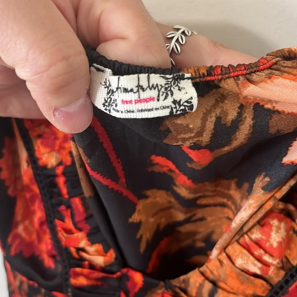 Free People Intimately Midnight Milan Slip Dress Size Large - Image 9