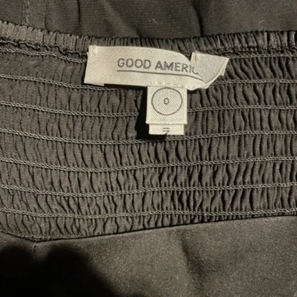 Good American Black‎ Satin Corset Top 0 XS Long Sleeve Feminine Blouse - Image 11