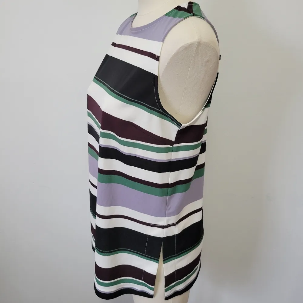 Ann Taylor Factory horizontal stripe blouse size mp - Image 4