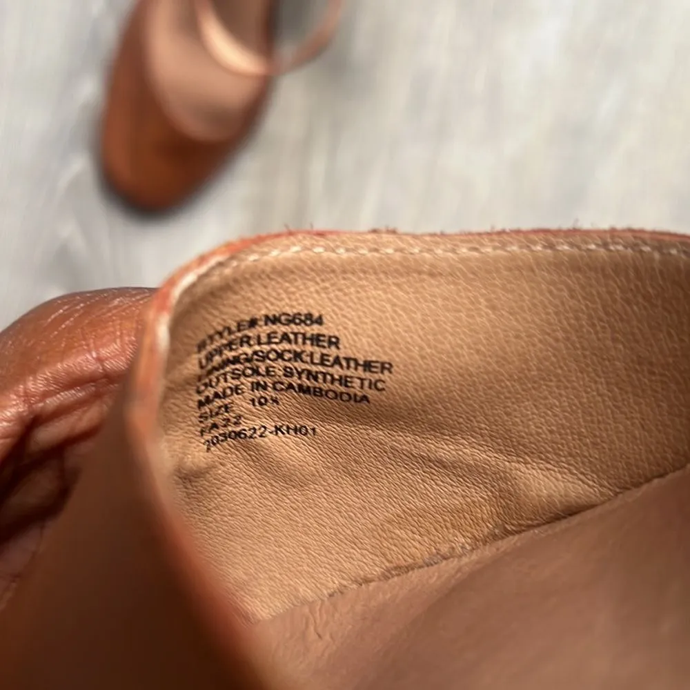 NEW Madewell Claudie Lugsole MaryJane Heels Leather Dried Maple - Image 12