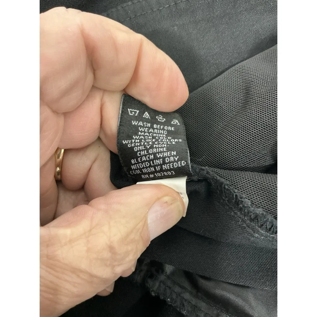 Womans Briggs Size 16 Black Pullon Elastic Waist Pants - Image 5