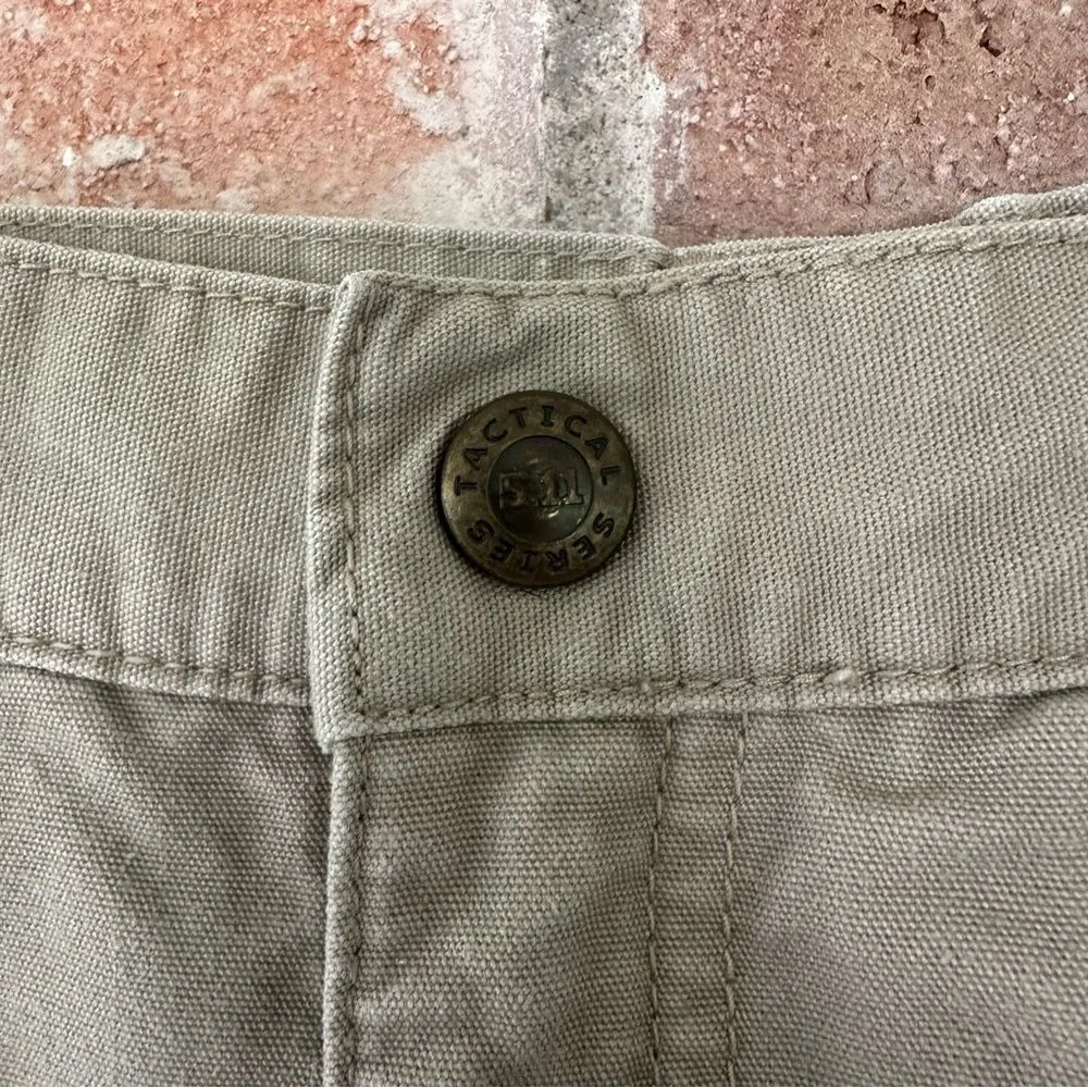 5.11 Tactical Cotton Utility Straight Pants Canvas Khaki Womens 14 Cargo Uniform - Image 11