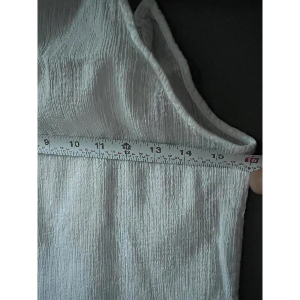 Lucky Brand Women's Boho White Tank Top with Tassels - Size S - Image 7