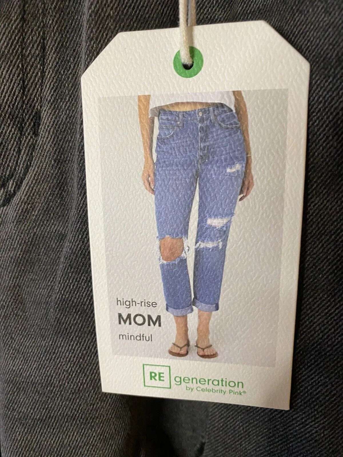 Regeneration by‎ Celebrity Pink High Rise Mindful Mom Jeans Distressed New Sz 31 - Image 3