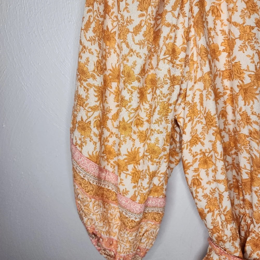 NWT A love a floral boho dress size M Pink Size M - Image 5