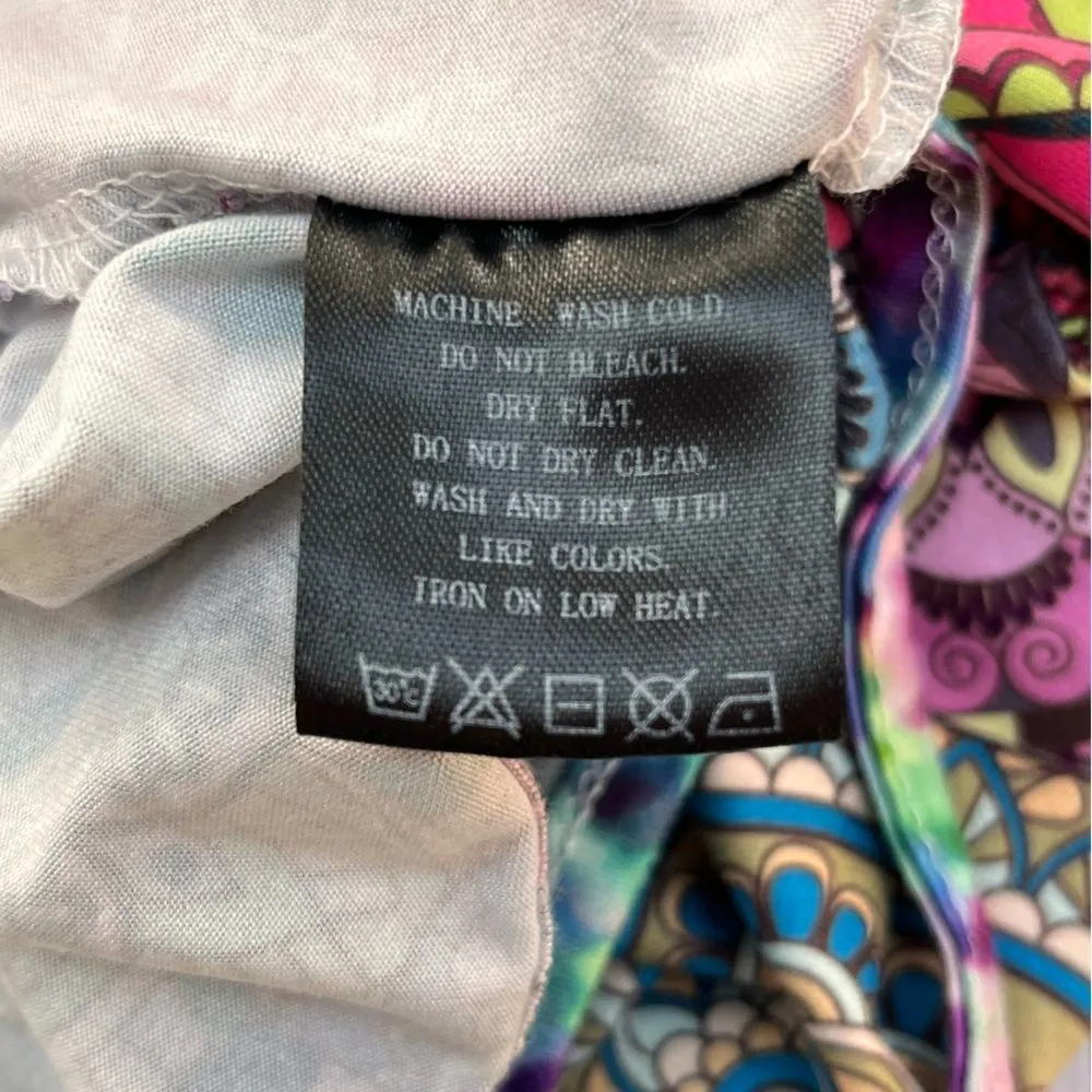 Multicolor Hippy/retro Tank Top Blue Size M - Image 7