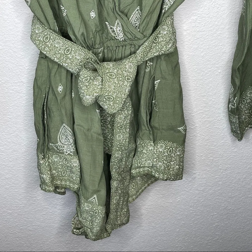 Faithfull‎ Shorts Romper Green - Image 7