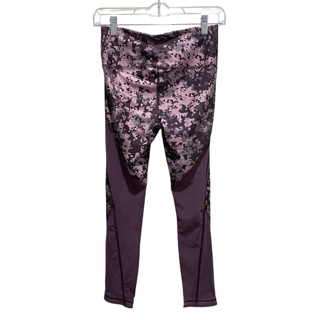 Under Armour Compression HeatGear Leggings Purple Pink Camo Women’s Size Small - Image 5