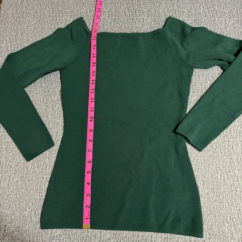 H&M Green Long Sleeve Top - Image 9