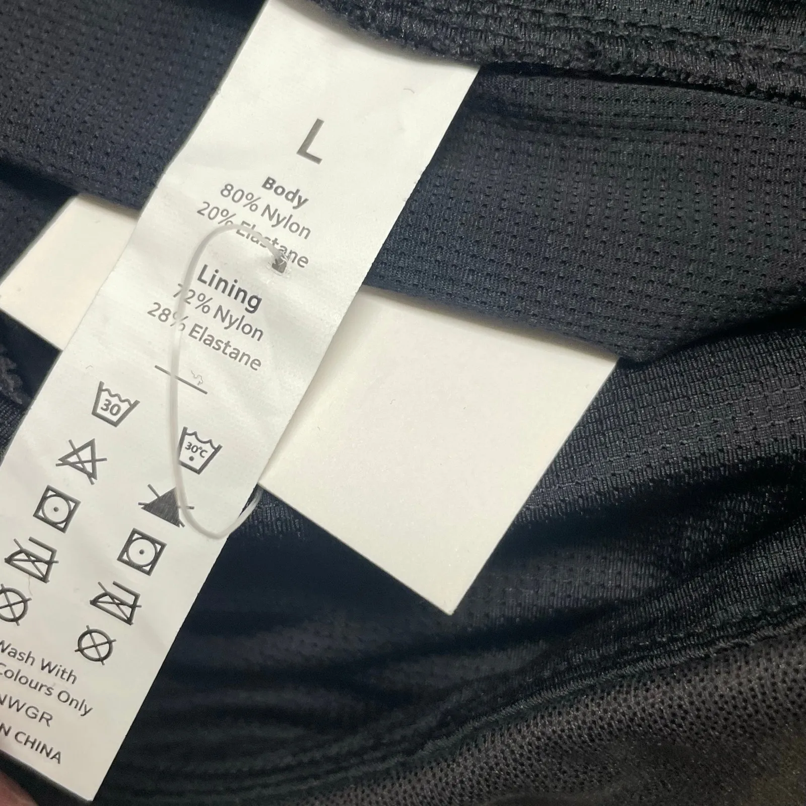 Halara Ruched Skirt Shine Size Large NEW Black Attached Shorts Athleisure Comfy - Image 4