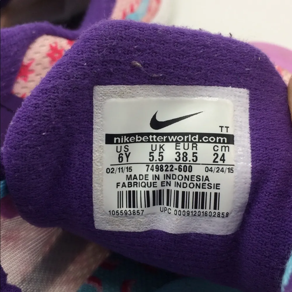 Nike Flex Experience 4 print stars pink  shoes - Image 6