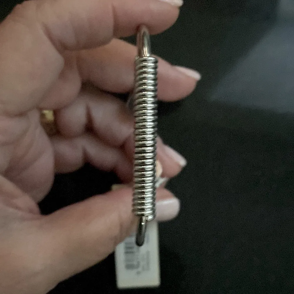 Amrita Singh Casa Blanca Silver plated brass cuff with Austrian crystals. - Image 6