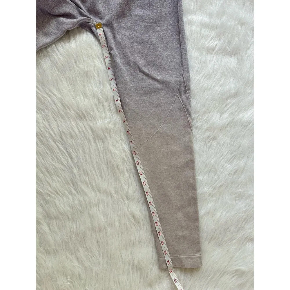 AYBL Pulse Seamless Purple Lilac Ombre Running Gym Workout Leggings Size Medium - Image 11