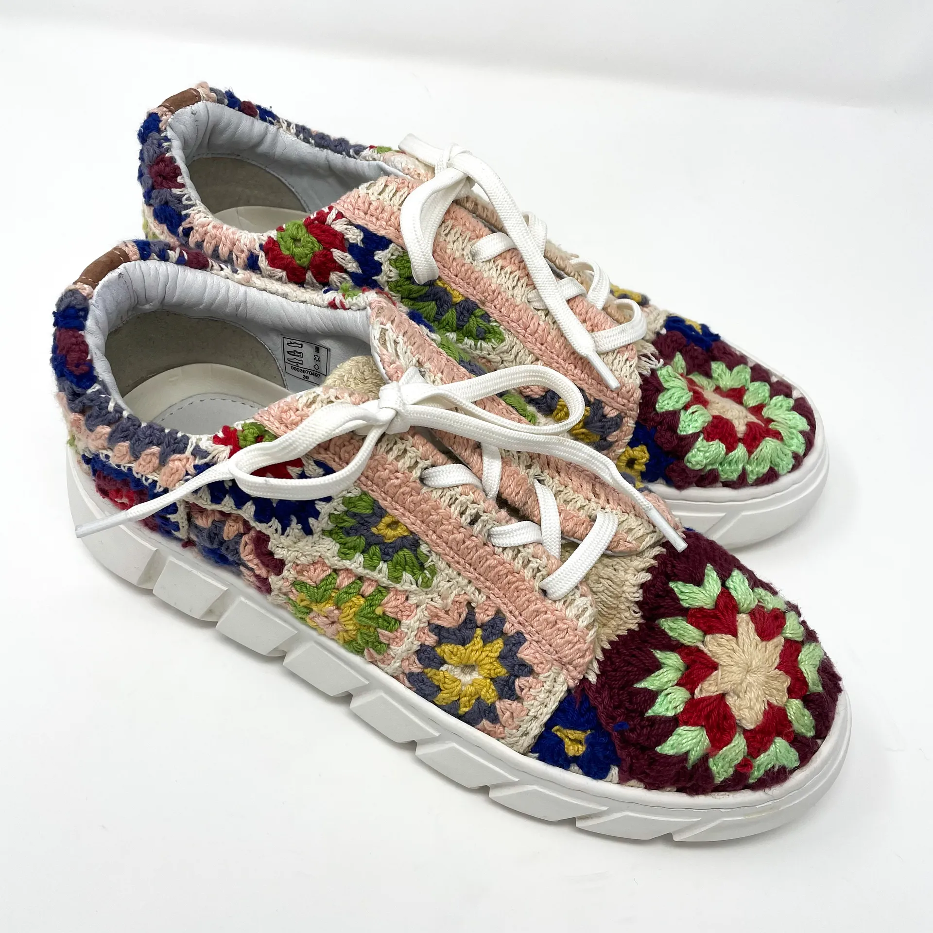 Catch Me if You Can Crochet Platform Sneakers - Image 6