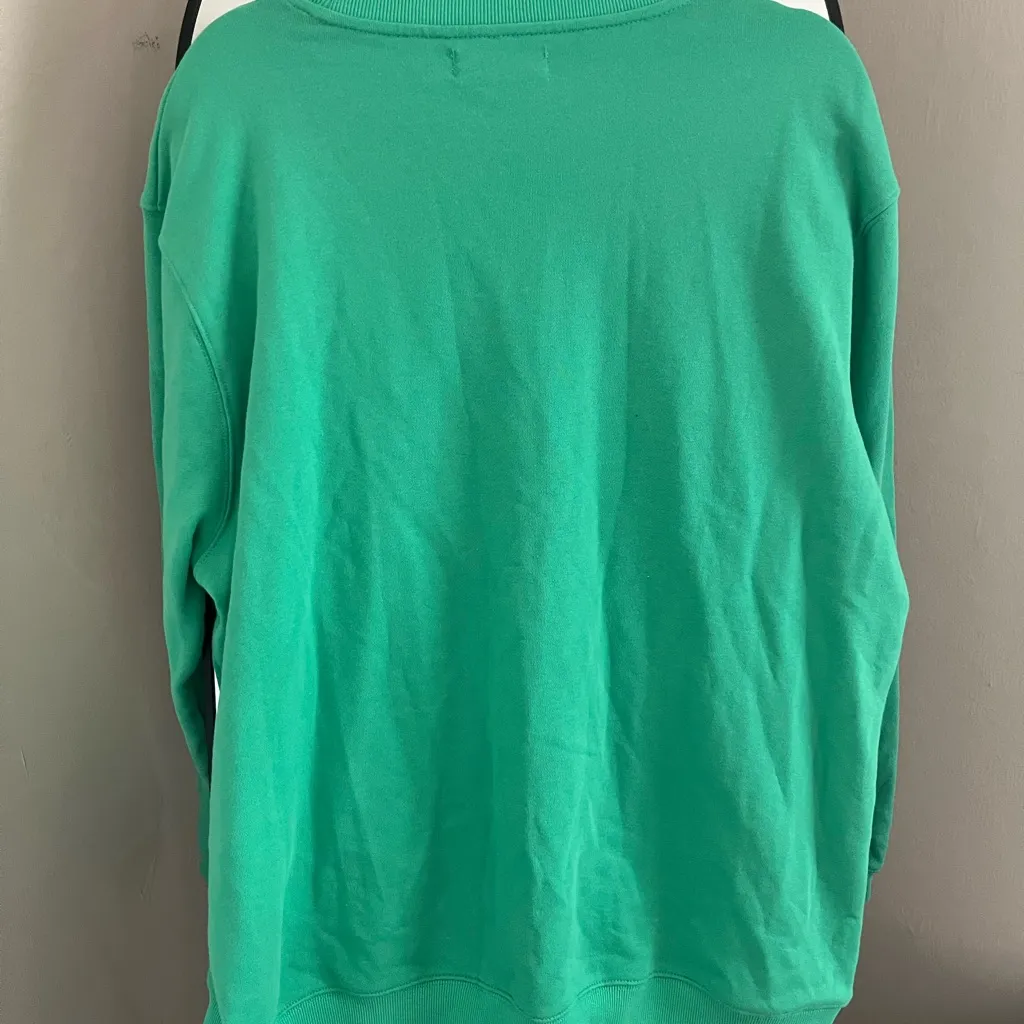White Fox Boutique Teal Pullover Crewneck - Image 6