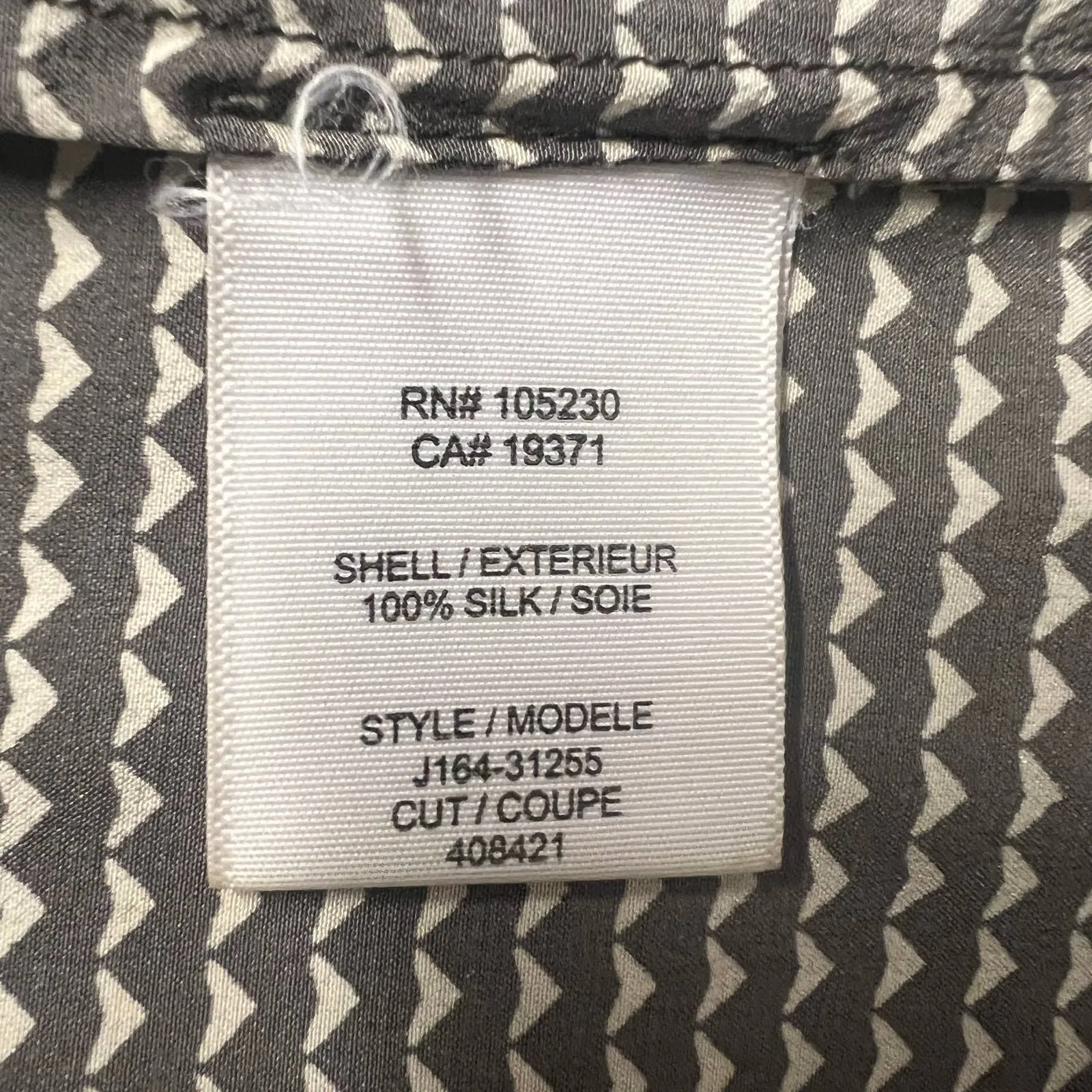 Joie Silk Shift Gray Short Sleeve Dress Size Small - Image 7