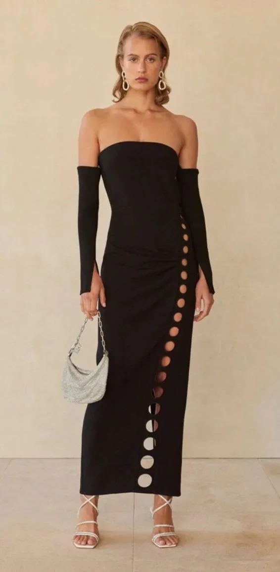 Cult Gaia Capri Eyelet Maxi Dress - Image 6