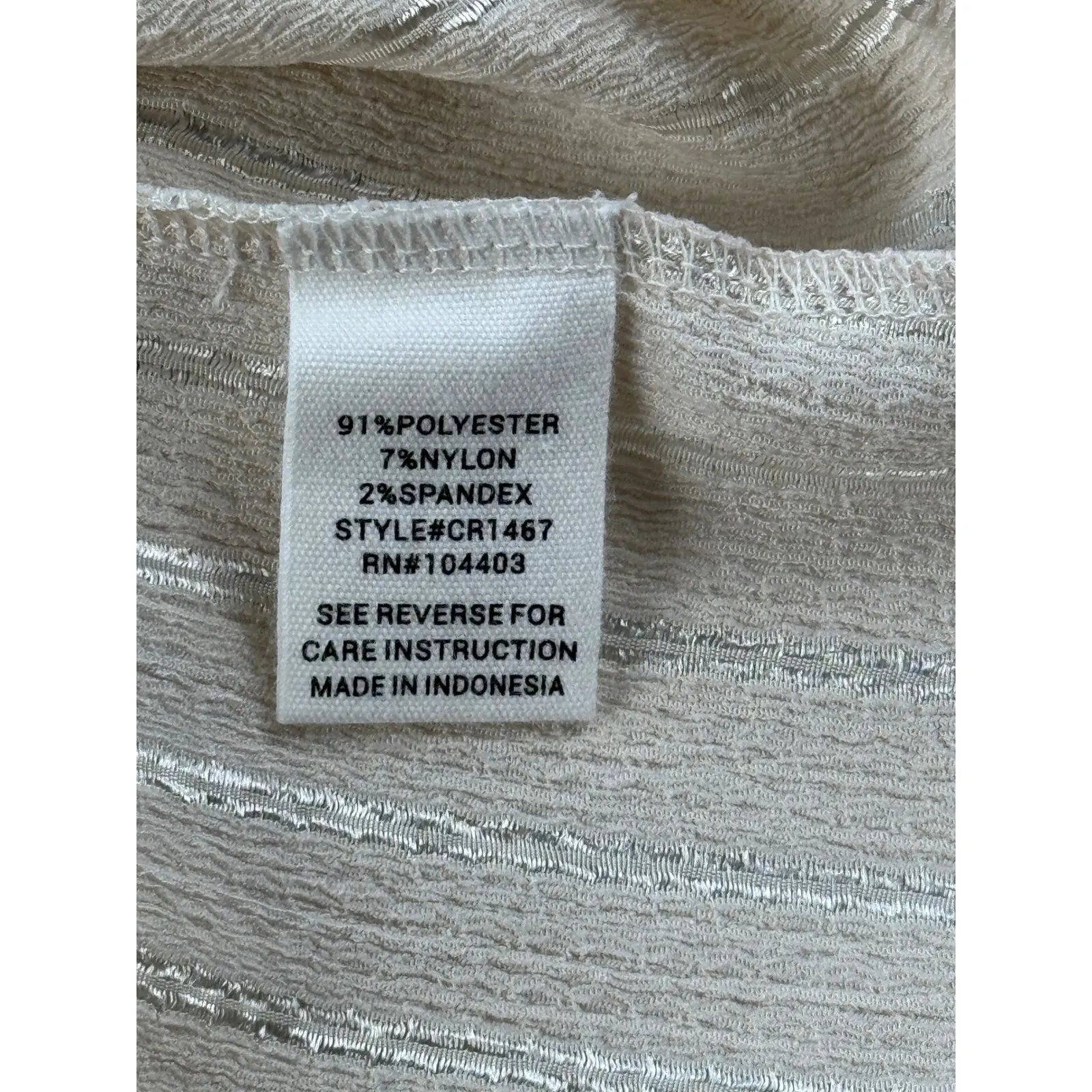 MINE Women's Size L Blouse Top‎ V - Image 7