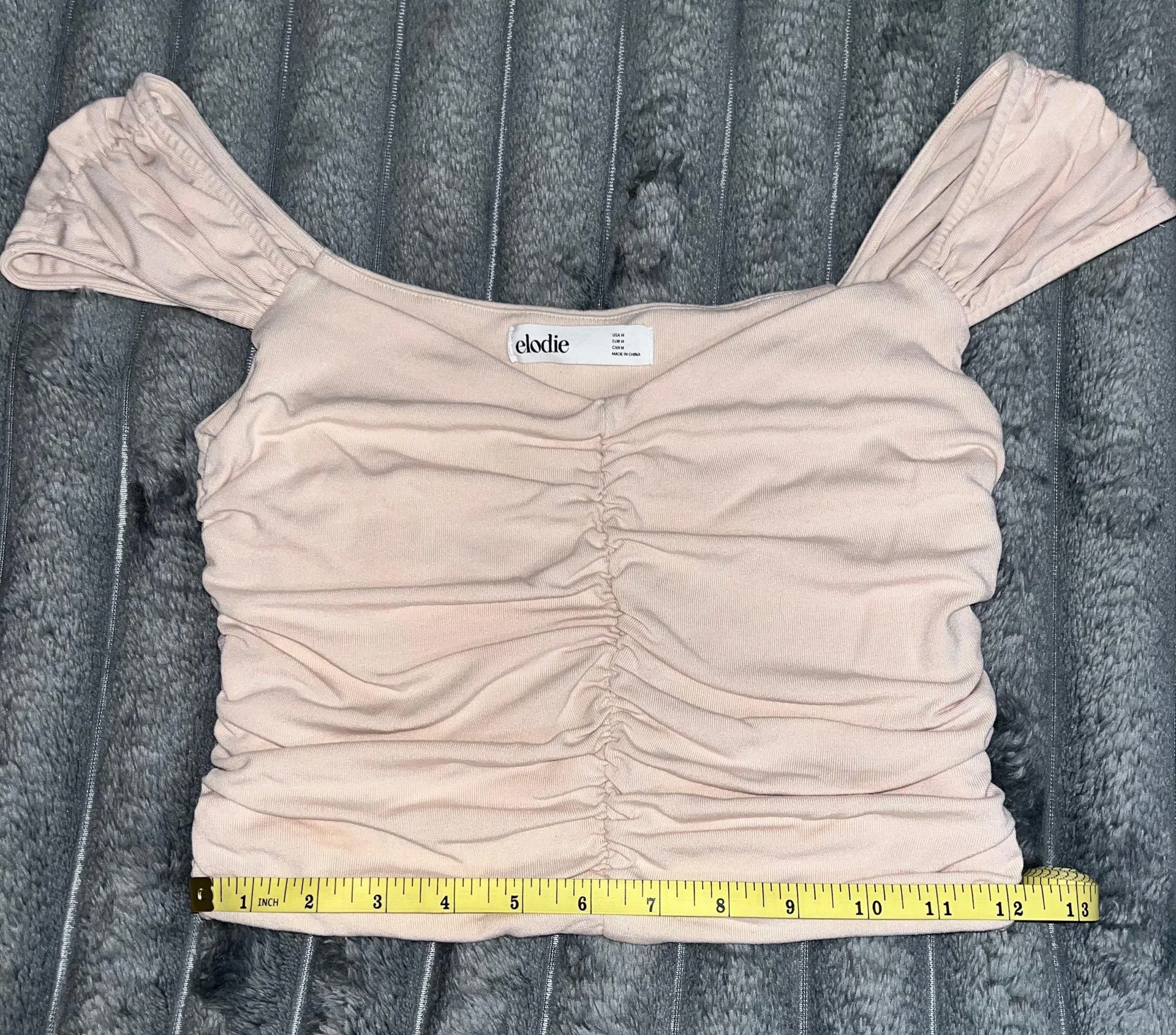 Ruched Crop Top - Image 5