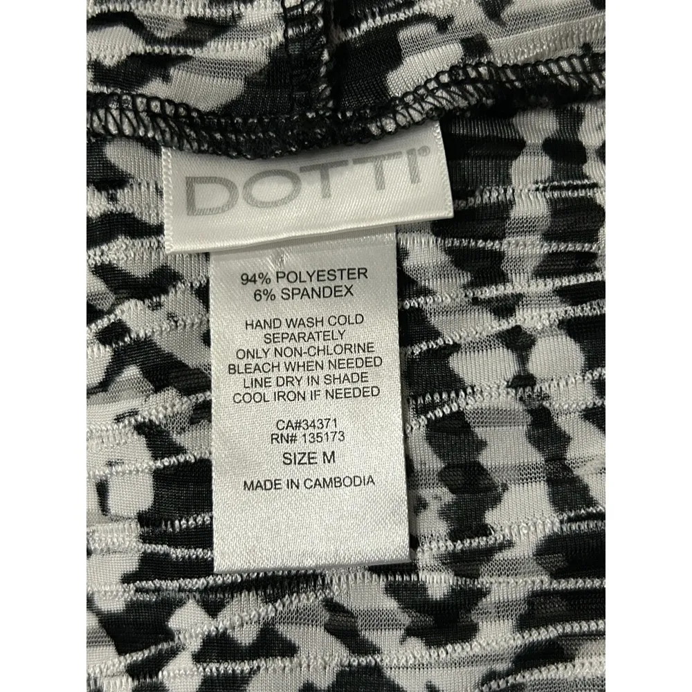 Dotti Swim Suit Hooded Coverup Dress Drawstring Waist Size - Image 4