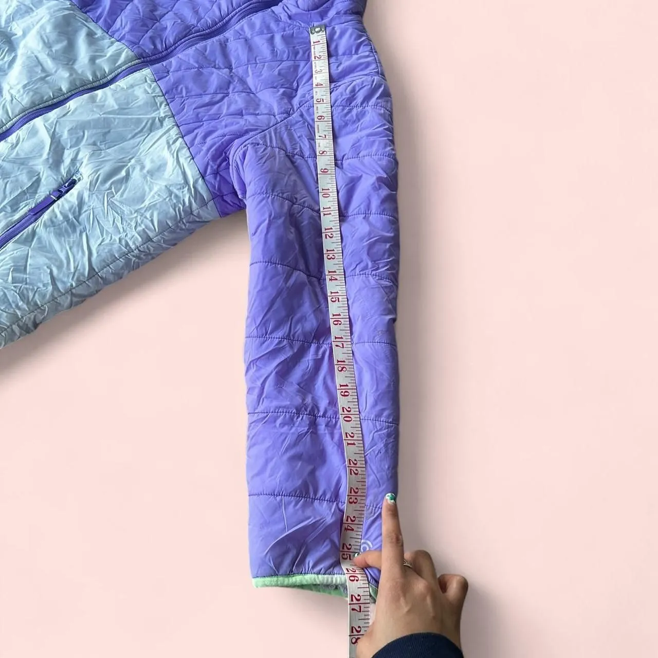 Fleece lined puffer jacket - Image 6