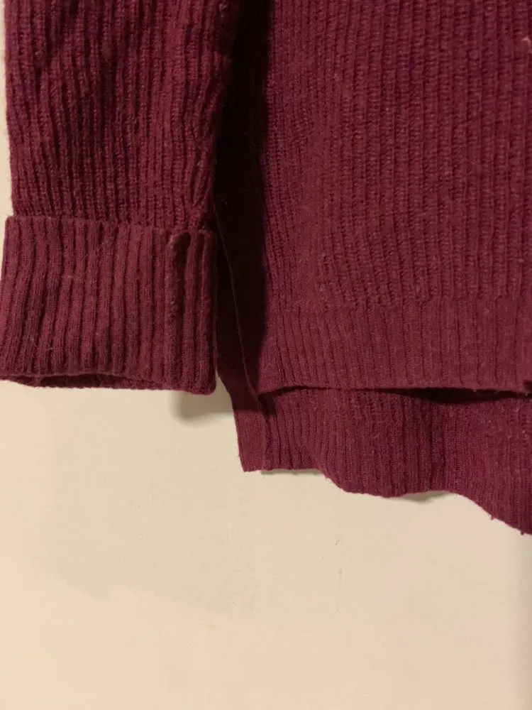 Madewell Dark Red Turtleneck Sweater - Image 4