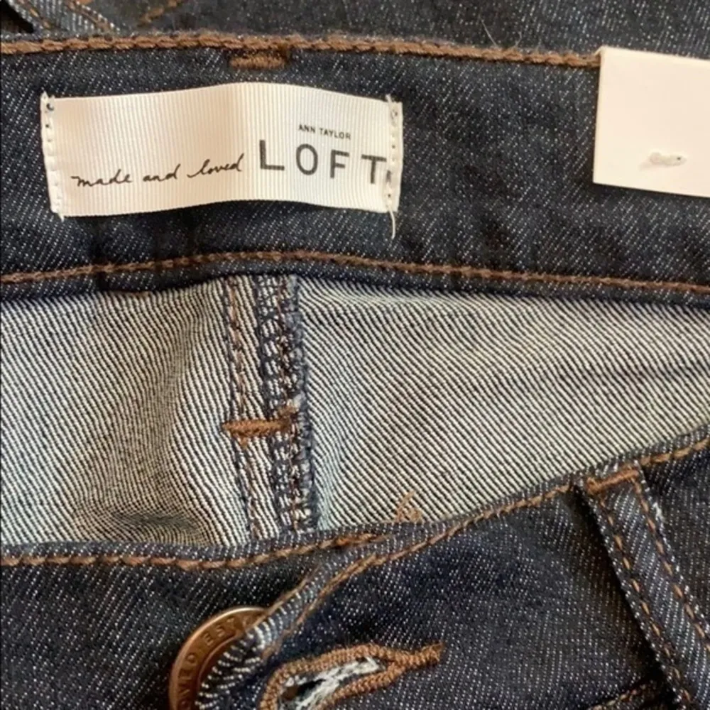 Loft • Dark Wash Modern Straight Jeans - Image 74