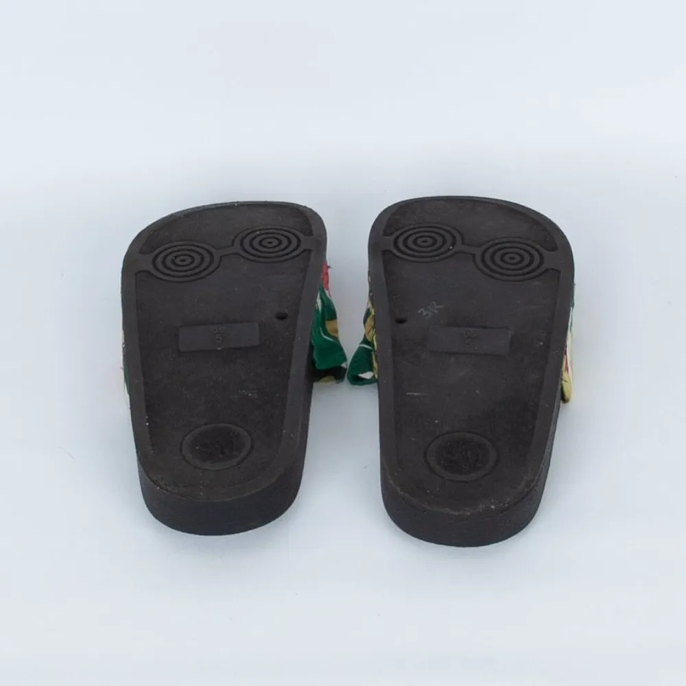 Steve Madden Floral Patches‎ Slide Sandals Size 5 - Image 7