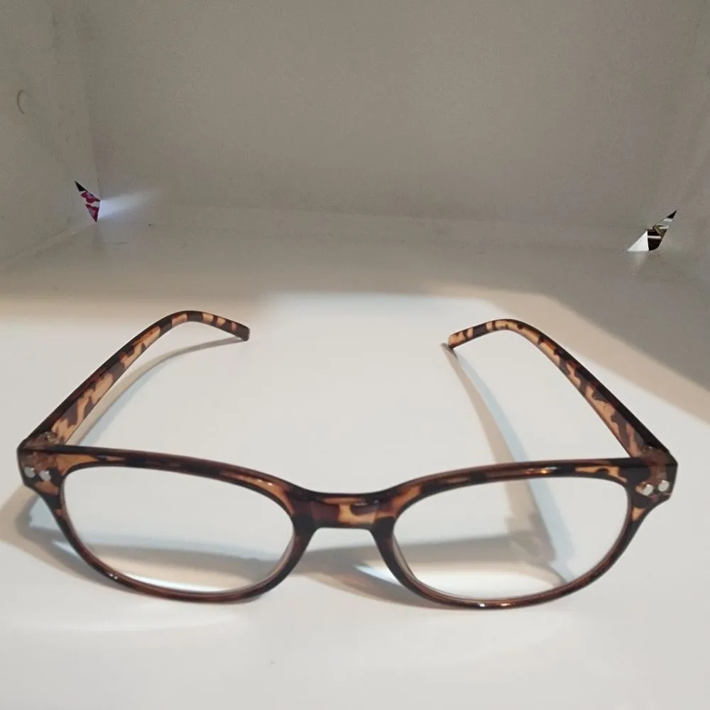 Perry Ellis Brown Tortoiseshell Prescription Glasses Frames - Image 3