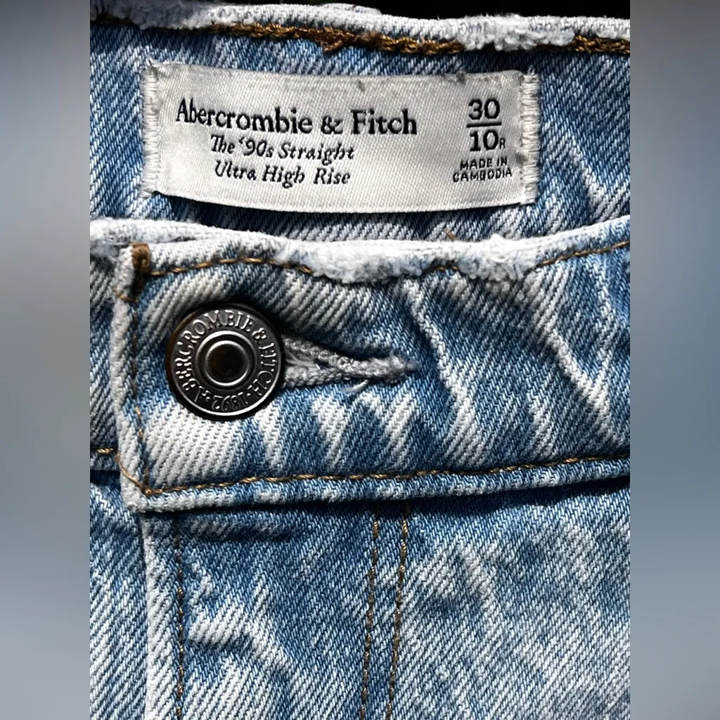 Abercrombie & Fitch The 90’s Straight ULTRA High Rise - Image 5
