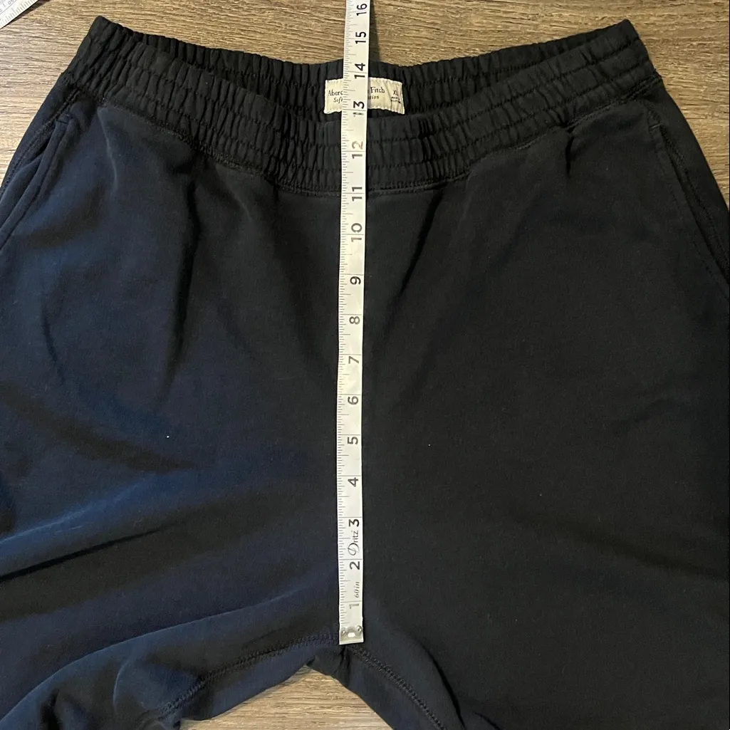 Abercrombie & Fitch Women’s Soft A&F Collection Black Sweatpants Size XL - Image 8