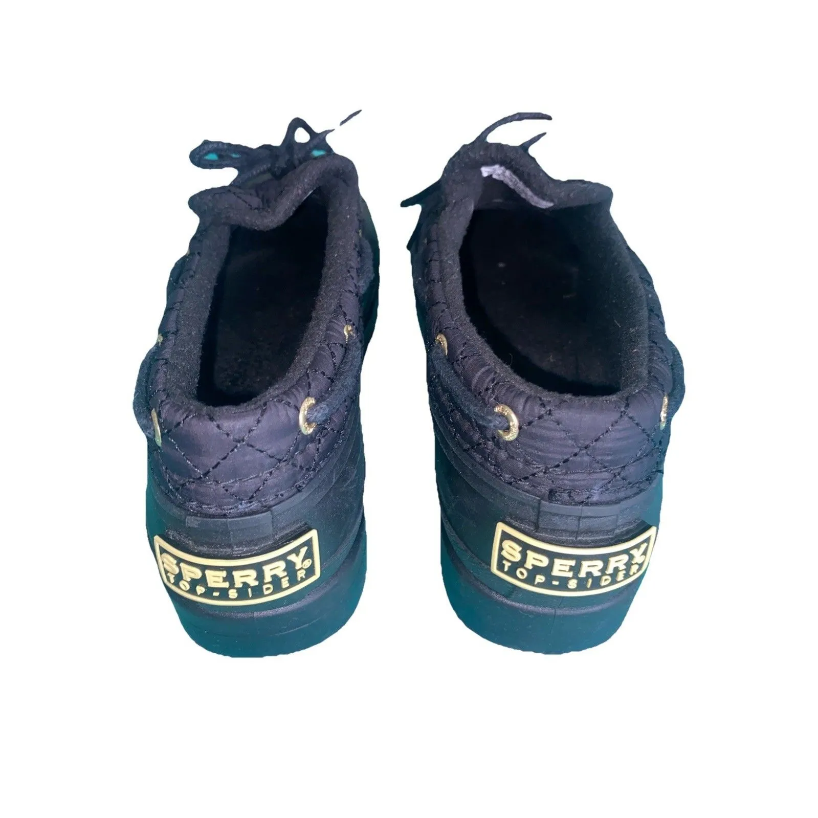 Sperry Top Siders Womens Size 8M Waterproof Rubber Duck Boots Shoes Black - Image 5