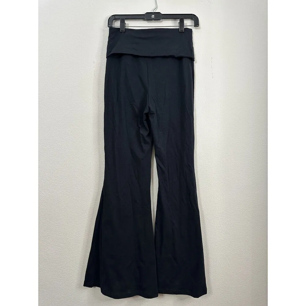 NWOT OFFLINE by AERIE OG Foldover High Waisted Super Flare Leggings Black Medium - Image 7
