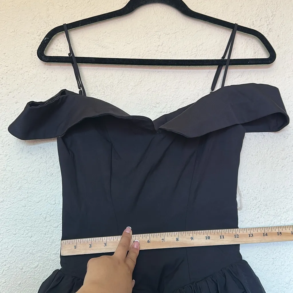 House of CB‎ S D-DD Tall Elida’ black off shoulder mini dress NWOT - Image 6