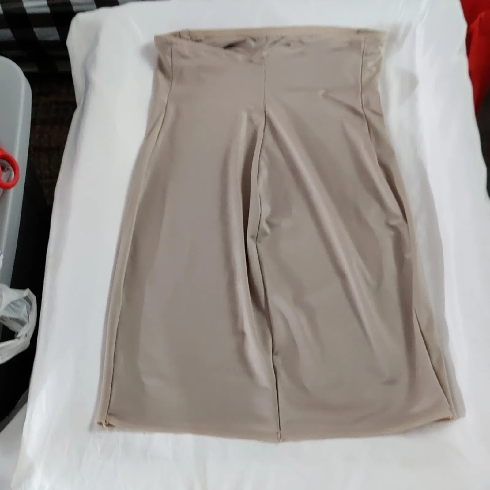 Naomi & Nicole Beige Chemise Slip Body Shaper 36 Coquette Girl Mermaid Pin - Image 4