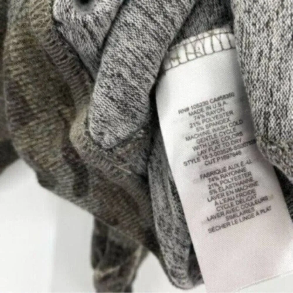 Joie Caleigh Camouflage Oversized Cropped Sweatshirt - Image 8