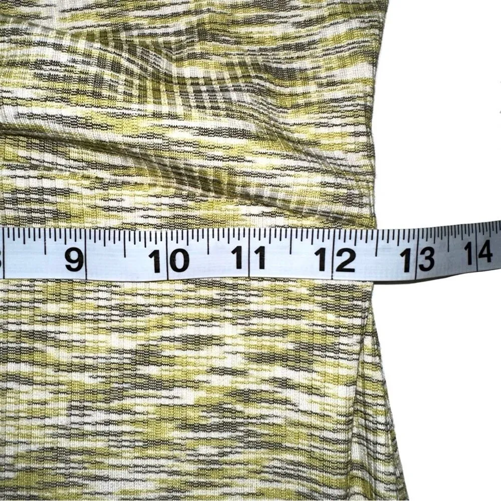 NWT Lisa Says Gah Lotta Long Sleeve Ribbed Space Dye Mini Dress in Honeydew S - Image 8