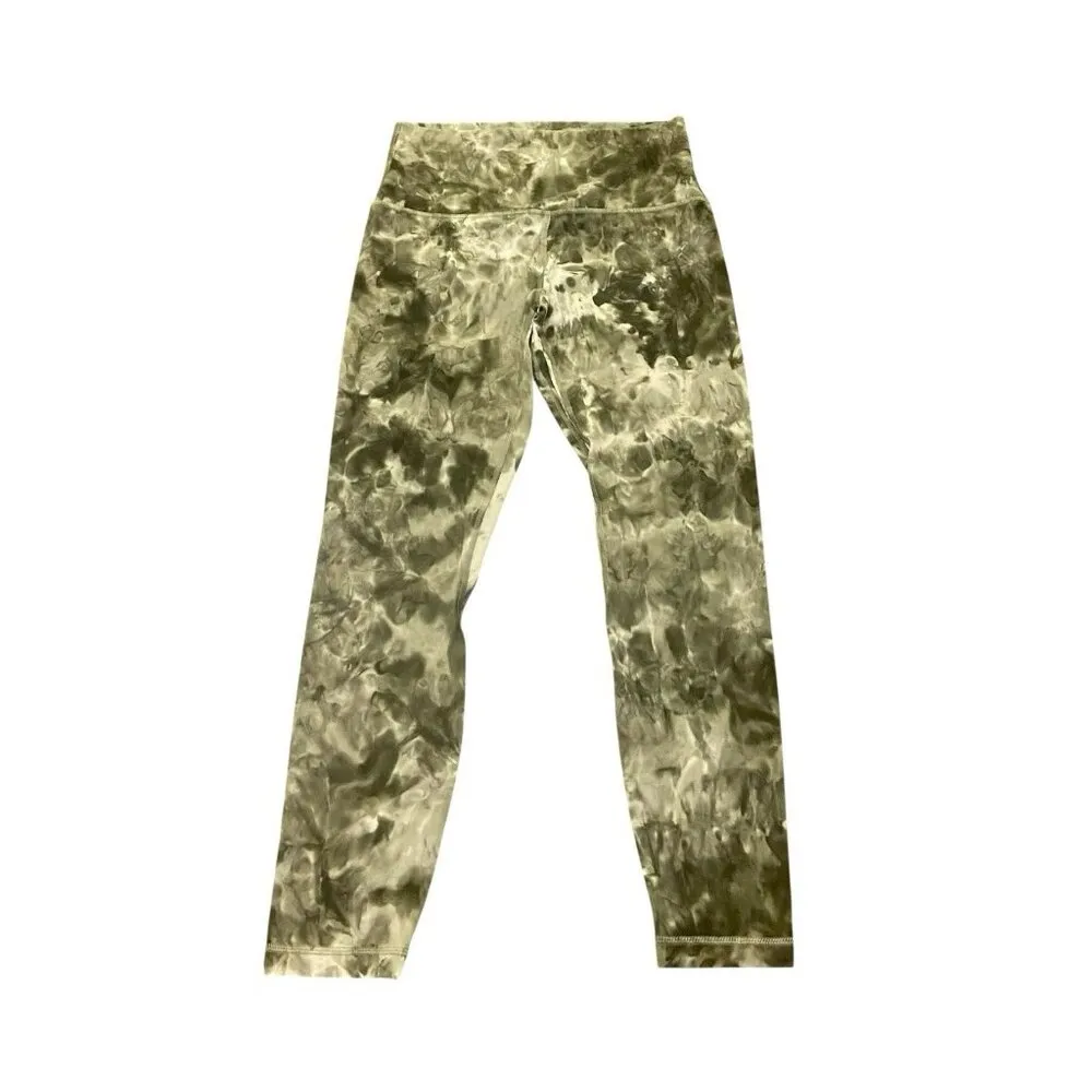 Lululemon Align Pant 25" Size 8 *Diamond Dye Light Sage Army Green‎ Olive Green - Image 3