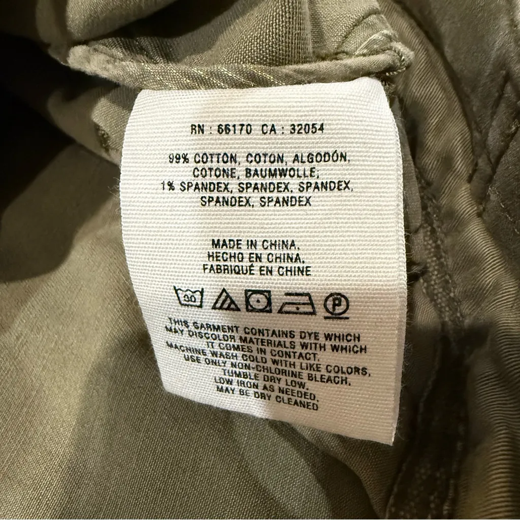 Hei Hei Anthropologie Military Cropped Utility Jacket Women’s Small Petite Green Size undefined - Image 7