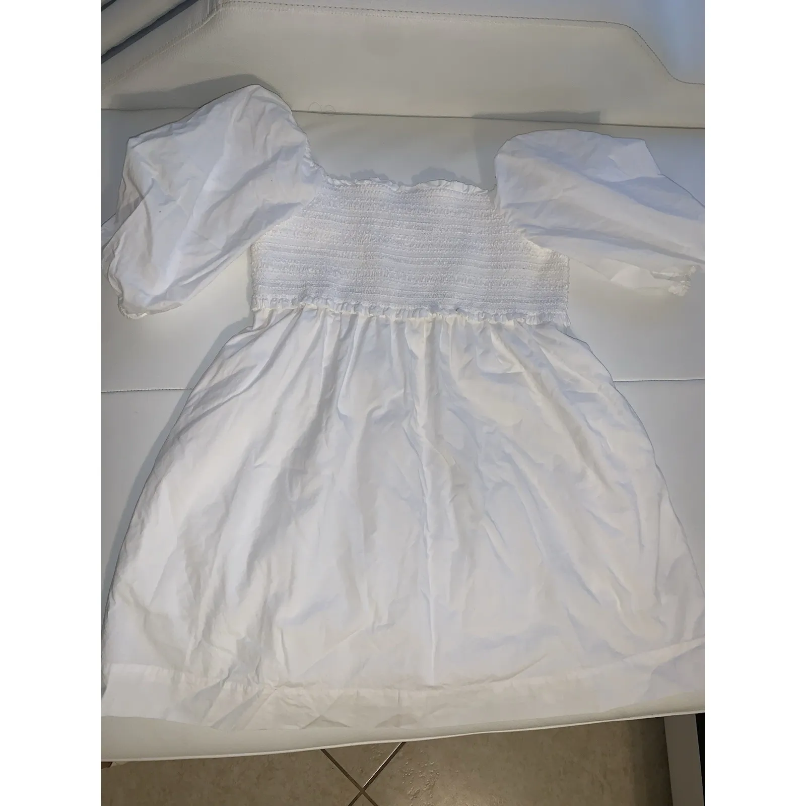 American Eagle white dress, 100% cotton, size medium - Image 3