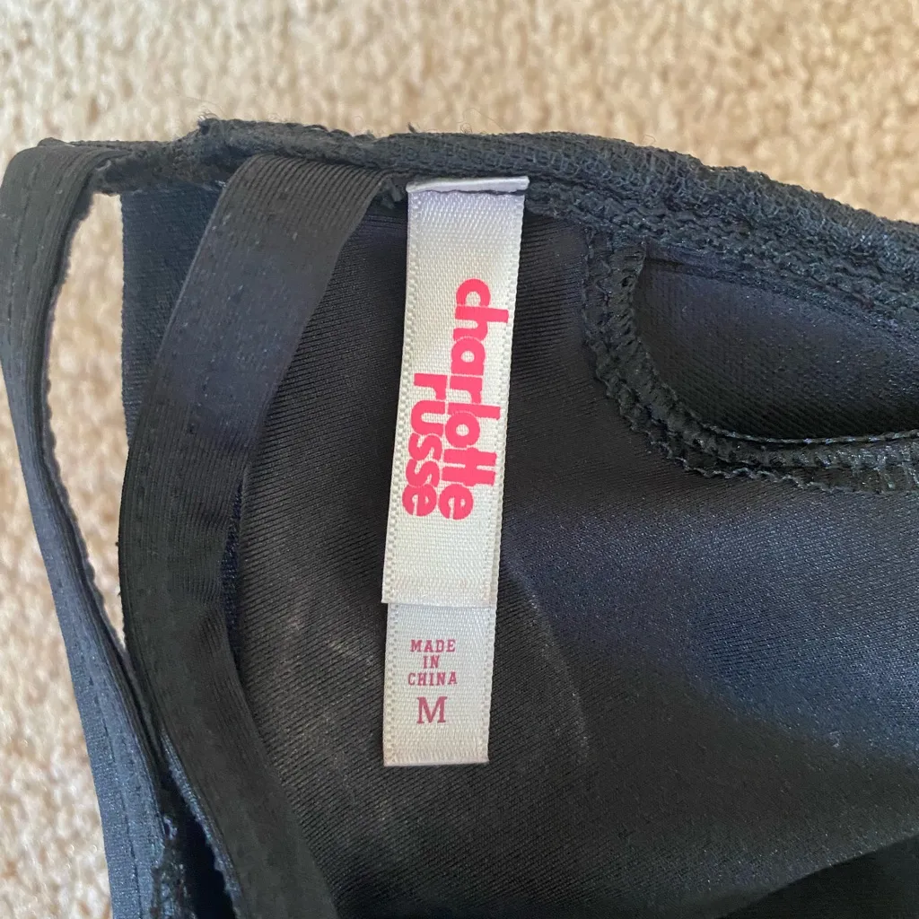 Charlotte Russe Black Lace Bralette - Image 5