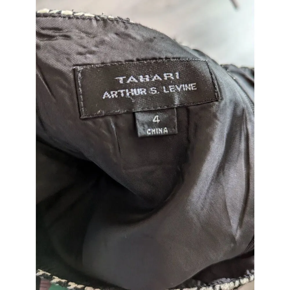 T Tahari Houndstooth skirt size 4 - Image 4