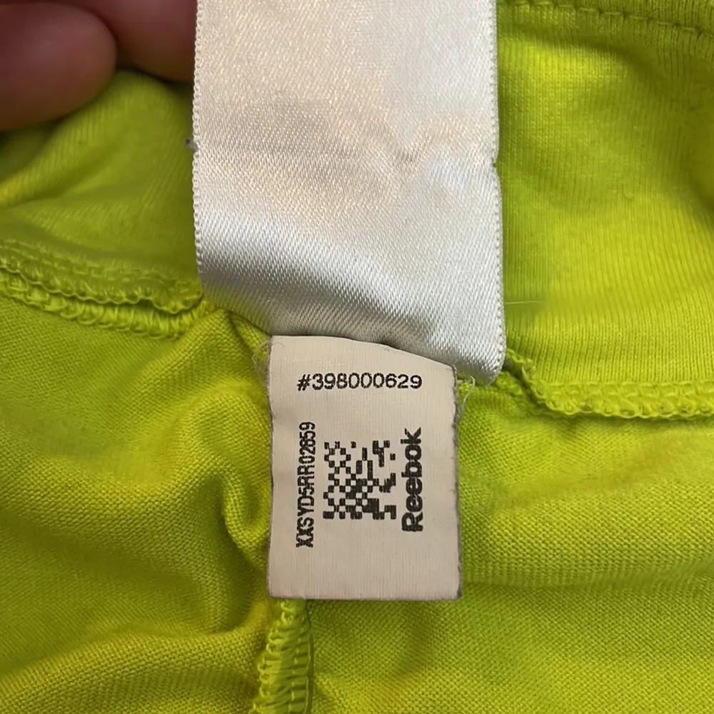 Reebok PLAYDRY Neon Green Lightweight Pullover Front Half Zip Women’s Jacket S - Image 10