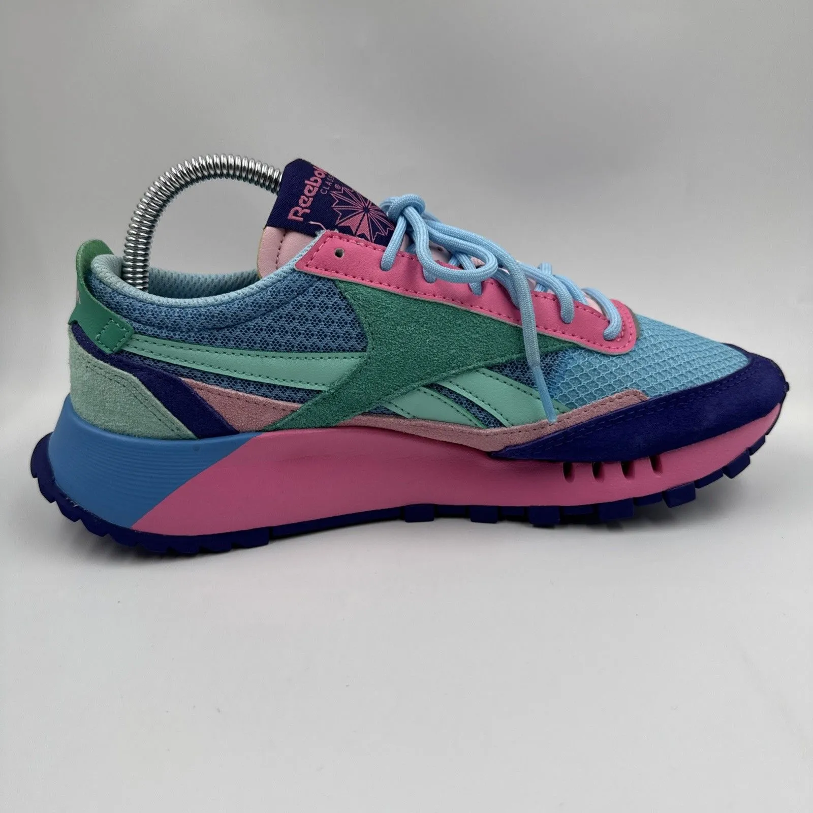 Reebok Classic Leather Legacy Sneakers Women’s Shoes Pink Blue Green Size 6.5 - Image 10