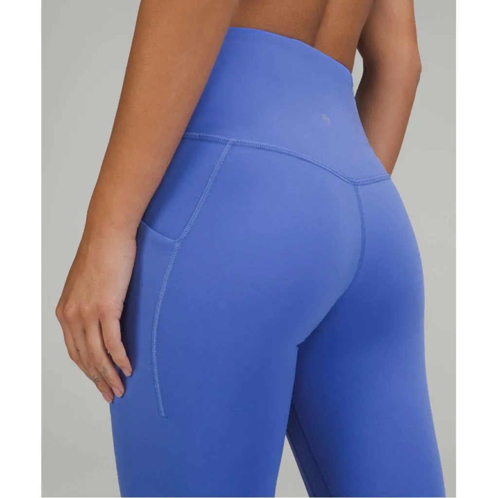 lululemon Align High-Rise Crop with Pockets 23" in Wild Indigo - Image 3