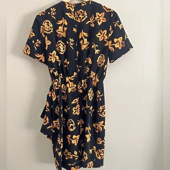 VINTAGE 90s Sag Harbor Floral Side Tie Tulip Dress - Image 9
