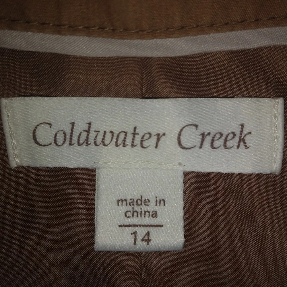 Coldwater Creek 14 Caramel Beaded Jacket Plus - Image 5