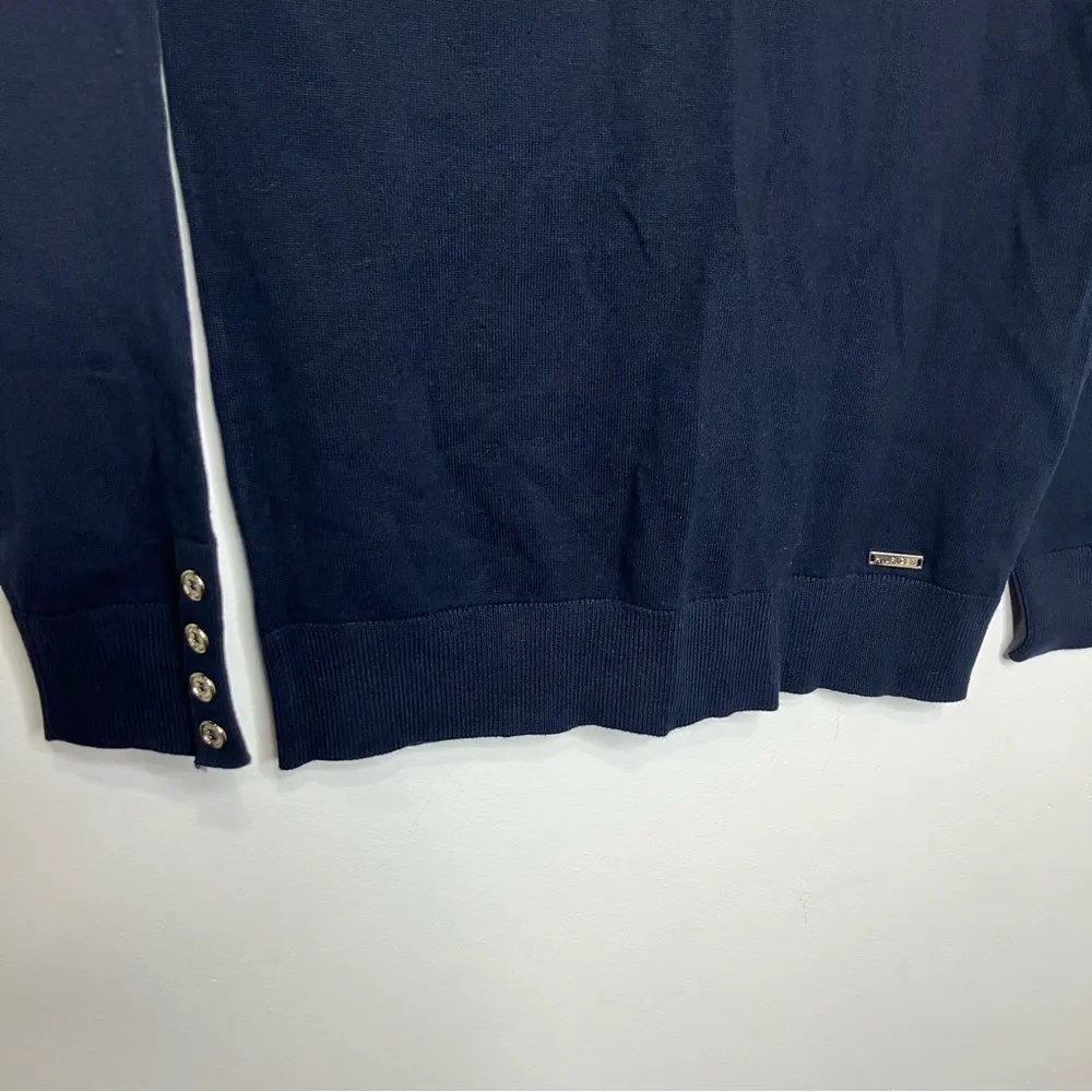 Tommy Hilfiger dark navy blue turtleneck sweater women’s size small professional - Image 2